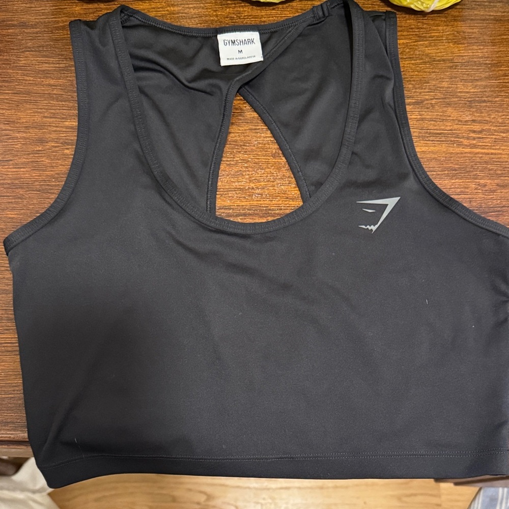 Gymshark Black Keyhole Sports Bra